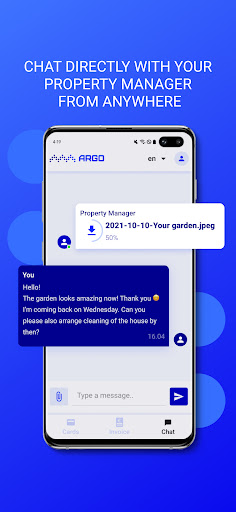 Android application ARGO screenshort