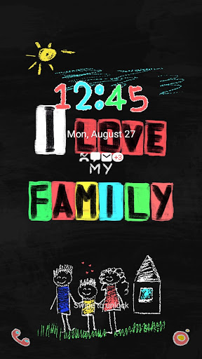 Android application 4K Wallpaper HD - I Love My Fa screenshort