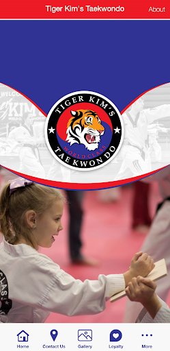 Android application Tiger Kim's Tae Kwon Do screenshort