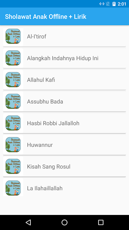 Sholawat Nabi Anak + Teks - 1.1 - (Android)