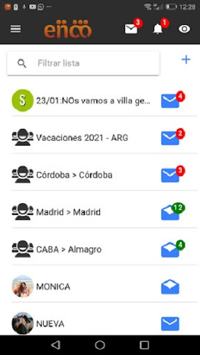 Android application Encontrarse.com v2 screenshort