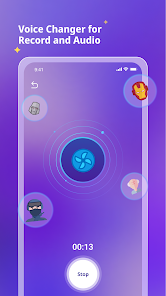 Screenshot 8 Voice Changer-MagicMic android