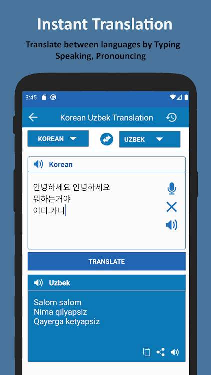 Korean Uzbek Translator - 4.4.13 - (Android)