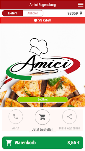 Android application Amici Regensburg screenshort