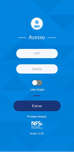 Android application NFSe Cidadão screenshort