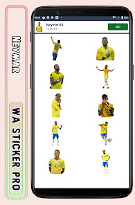 Captura de Pantalla 8 Neymar - WA Sticker Pro android