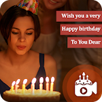 Cover Image of Download Birthday video maker with song  APK