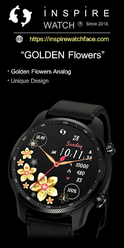 Golden Flowers Luxury Dial Screen 3