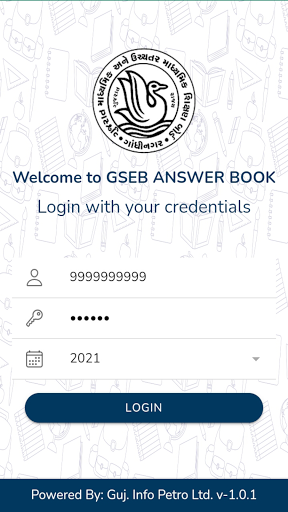 Android application GSHSEB Answerbook Tracking Sys screenshort