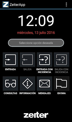 Android application ZeiterApp3 screenshort