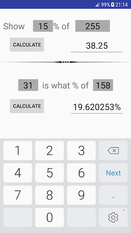 Percentage calculator - 1.0.3 - (Android)