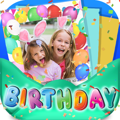 Birthday Photo Invitation Card logo