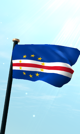 Android application Cape Verde Flag 3D Free screenshort