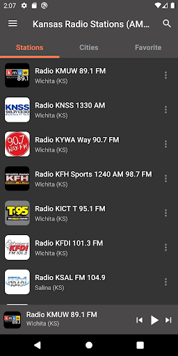 Android application Kansas Radio Stations screenshort