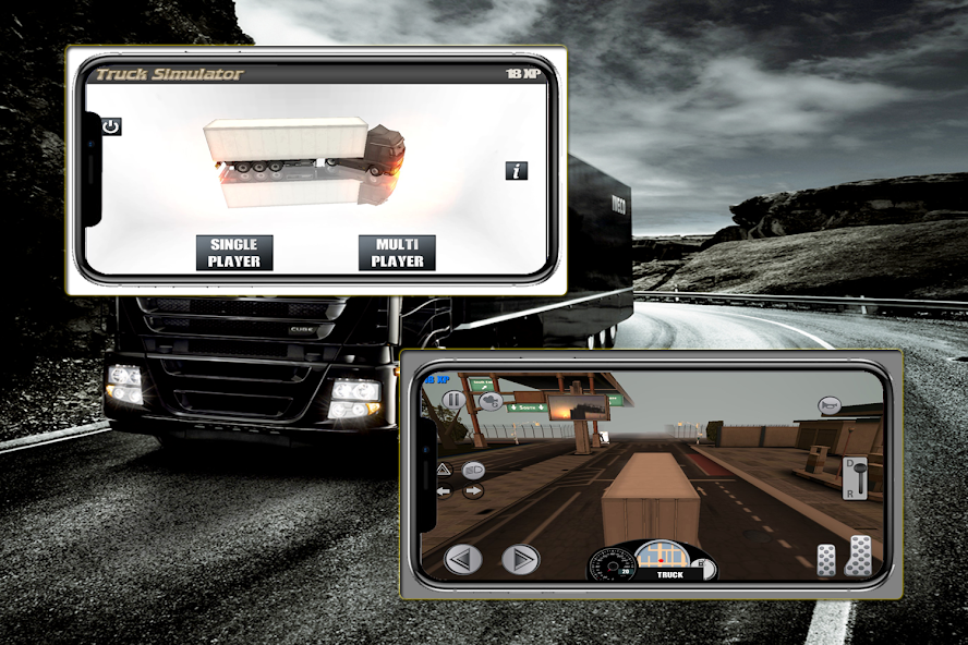 Real Truck Simulator : Multiplayer / 3D 8.0 APK + Mod (Unlimited money) for Android