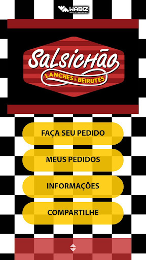 Android application Lanchonete Salsichão screenshort