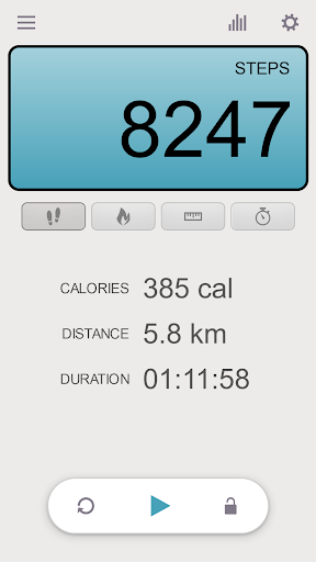 Android application Step Counter: Pedometer screenshort