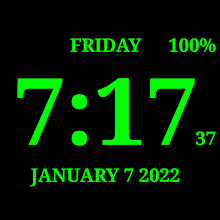 Digital Clock Live Wallpaper-7 - Latest version for Android - Download APK