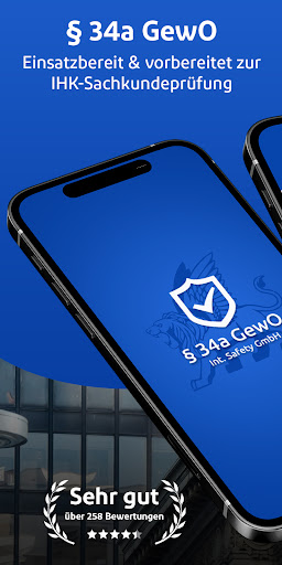 Android application § 34a GewO Lern-App screenshort
