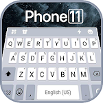 Silver Phone 11 Pro Keyboard Theme Apk