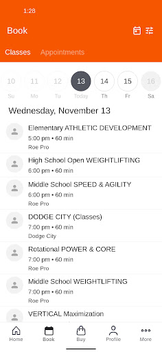 Roe Pro Fitness and Athletics Screenshot 2 - AppWisp.com