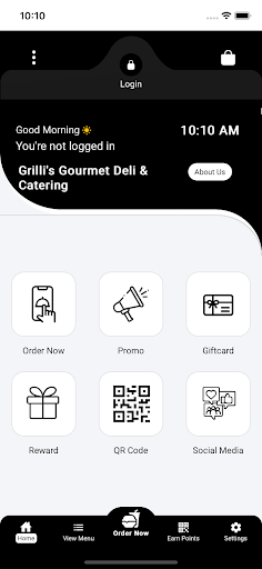 Android application Grilli Gourmet Deli & Catering screenshort