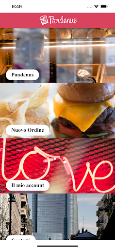 Android application Pandenus screenshort