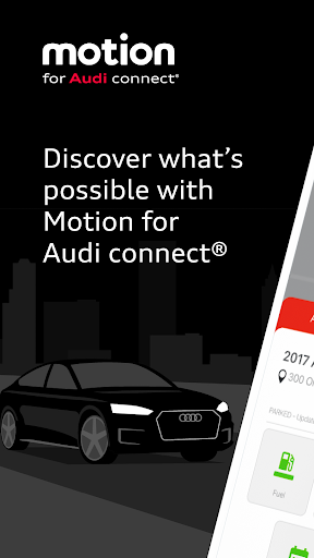 Android application Motion for Audi connect screenshort
