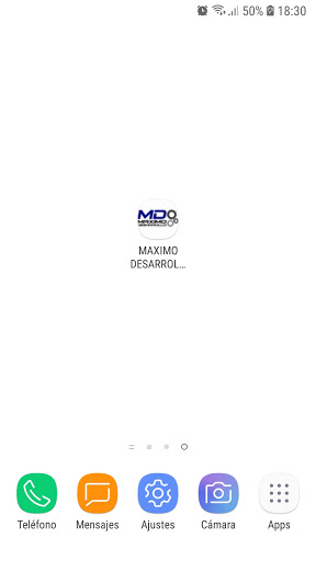 Android application MAXIMO DESARROLLO EWALLET screenshort