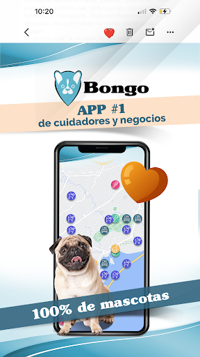 Android application Bongo Mascots screenshort