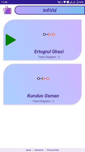 Android application Ertugrul G,Kurulus O Live screenshort