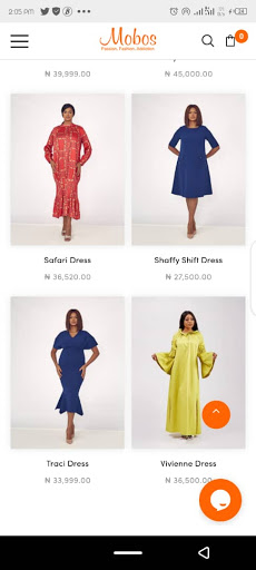 Android application Mobosfashion screenshort