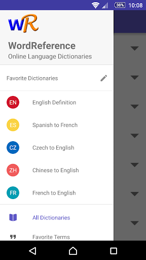 WordReference.com dictionaries  screenshots 5
