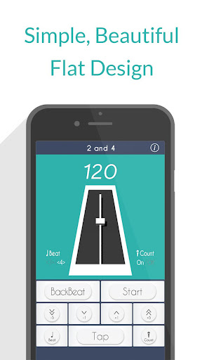 2 and 4: Real Metronome Screen 2