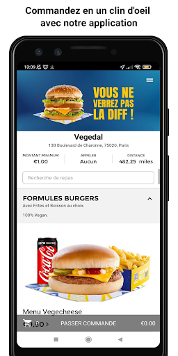 Android application Vegedal screenshort