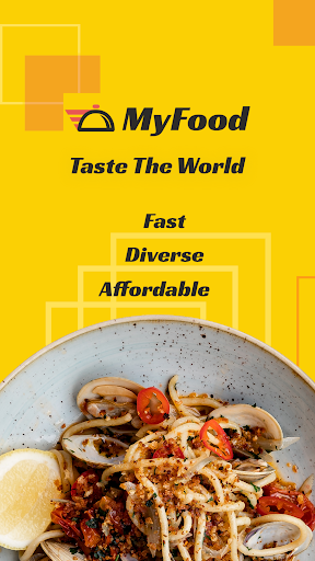 Android application MyFood - Food Delivery screenshort