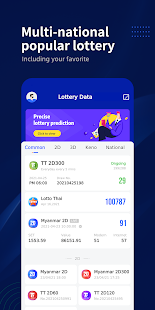 Lottery data - Myanmar 2D/3D Keno Lotto Thai screenshots 1