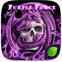 Purple Force GO Keyboard Theme