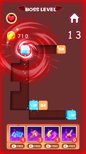 Android application infinite cube screenshort
