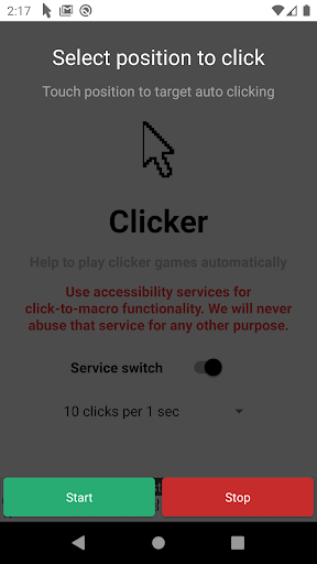Clicker - Simple Auto Click He Screen 2
