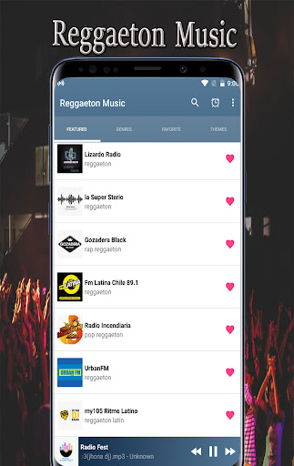 Android application Reggaeton Music screenshort