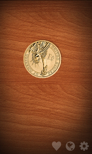 Android application Heads or Tails (Coin Flip) screenshort