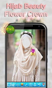 Screenshot 6 Hijab Beauty Flower Crown android