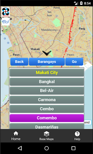 The PHIVOLCS FaultFinder Screen 3