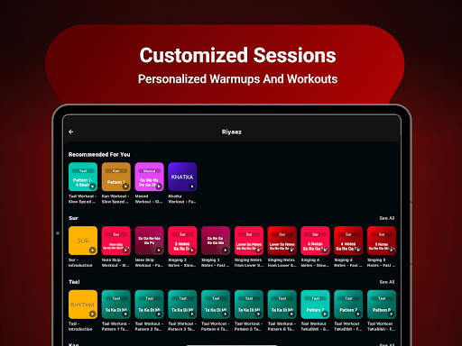 Screenshot of Padhanisa: Learn to Sing