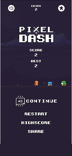 Pixel Dash Screen 3