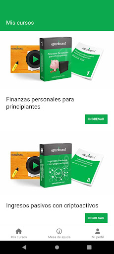 Android application Campus Estudinero screenshort