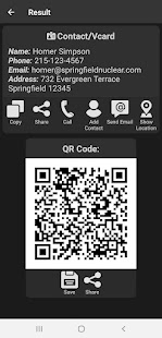 Captura de tela do QR / Barcode Scanner PRO