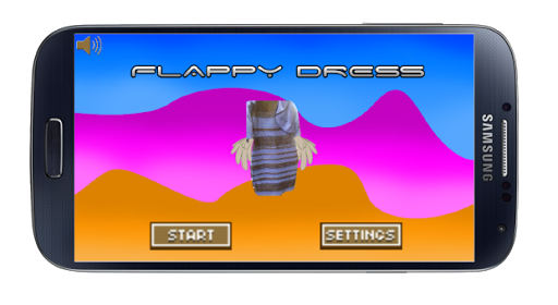Android application Flappy Dress screenshort