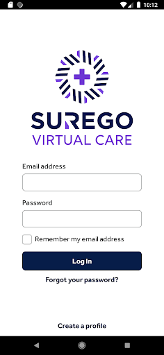 Android application SureGo Virtual Care screenshort